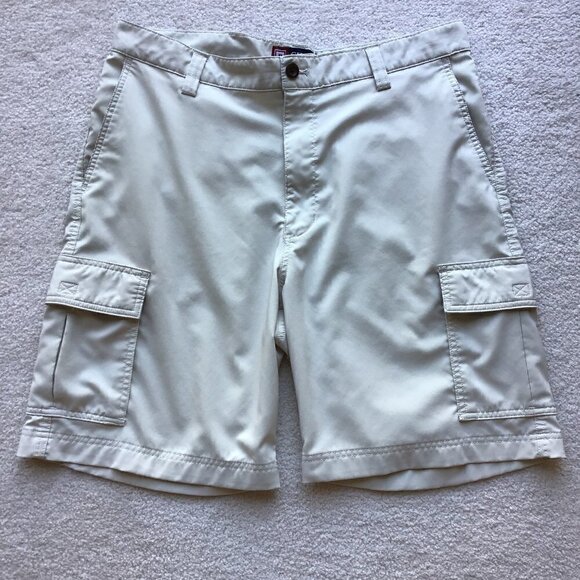 CHAPS CARGO SHORTS BEIGE SIZE 34 - Picture 7 of 7